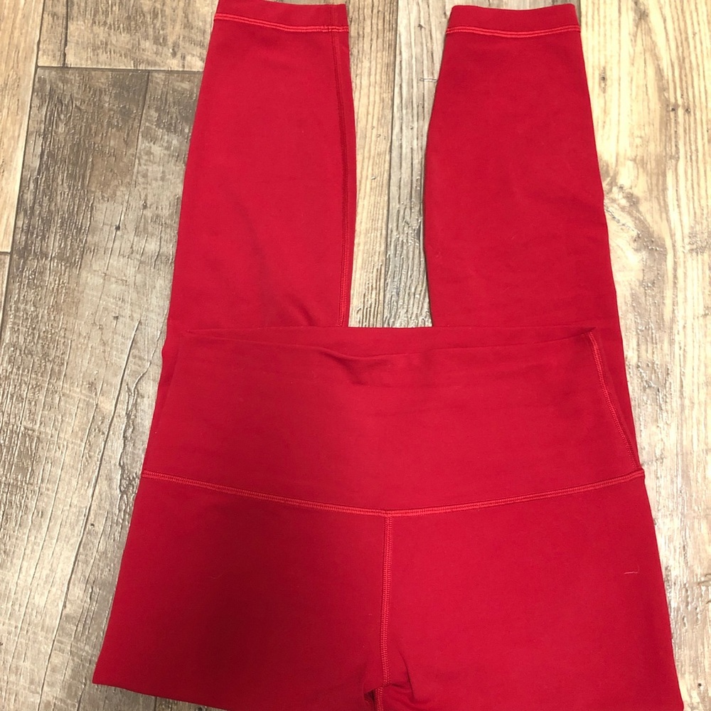 lululemon align ll 25” pant size 8 color dark red